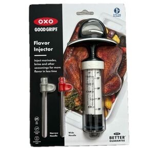 NEW OXO GOOD GRIPS Flavor Injector Cook Meat Poultry Turkey Chicken BPA Free